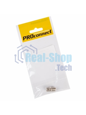 Переходник антенный PROconnect (гнездо F - гнездо F), бочка, (1 шт.) (пакет)
