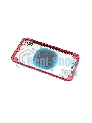 Задняя крышка (корпус) в сборе с рамкой для Apple iPhone XR красный