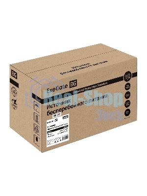 Источник бесперебойного питания ExeGate Smart LB-2200.LCD.AVR.8C13.USB (2200VA/1300W, цветной LCD, AVR, 8*C13, USB, батарея 12V 9Ah - 2 шт., металлический корпус, Black)