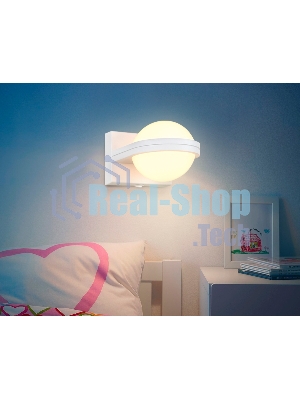 Настенный светодиодный светильник Ambrella light FW555 SWH белый песок LED 3000K 5W 80*80*138