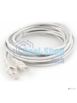 Патч-корд CCA light UTP Гарнизон PC-UTP-5e-5 cat.5e, 5м, литой, многожильный серый