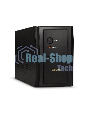 Источник бесперебойного питания ExeGate SpecialPro UNB-2200.LED.AVR.EURO.RJ.USB 2200VA/1300W, LED, AVR, 4 евророзетки, RJ45/11, USB, черный