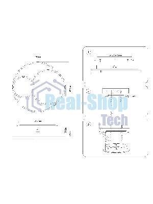 Светильник Ambrella light FA7719 WH/BK белый/черный 3000K-6400K 64W 490*470*90 (ПДУ РАДИО 2.4G)