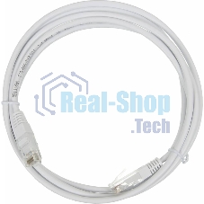 Патч-корд LANMASTER UTP TWT-45-45-2.0-WH вилка RJ-45-вилка RJ-45 cat.5е 2м белый ПВХ (уп.:1шт)