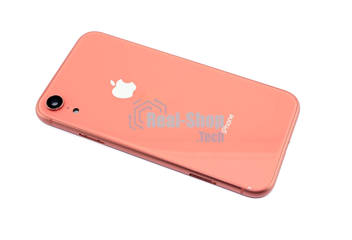 Задняя крышка (корпус) в сборе с рамкой для Apple iPhone XR coral