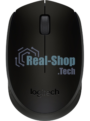 Мышь беспроводная Logitech M171 черный/серый, 1000 dpi, радиоканал, USB, кнопки - 3
