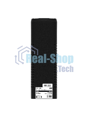 Источник бесперебойного питания ExeGate Smart LB-1000.LCD.AVR.2SH.USB (1000VA/650W, LCD, AVR, 2*Schuko, USB, батарея 12V 9Ah, черный)