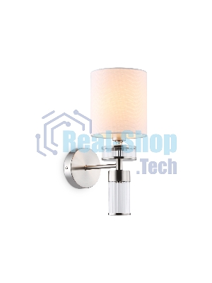 Настенный светильник Ambrella light LH71295 SN/WH никель/белый E14 max 40W 210*130*340