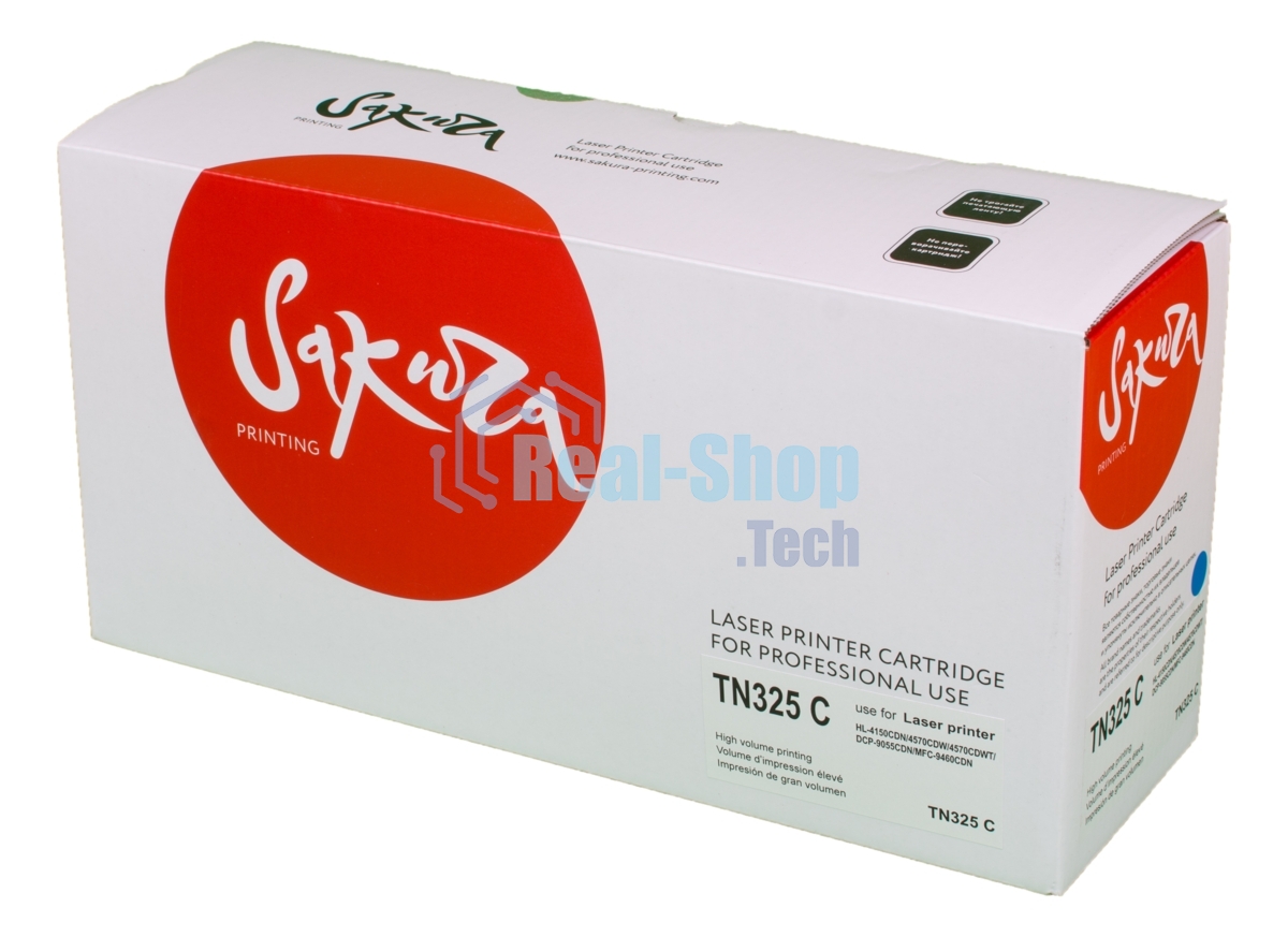Картридж лазерный Sakura TN325C для Brother HL-4140CN, HL-4150CDN, HL-4570CDW, HL-4570CDWT, DCP-9055CDN, DCP-9270CDN, MFC-9460CDN, MFC-9465CDN, MFC-9970CDW, синий, 3500 к.