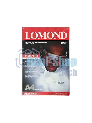Термотрансфер Lomond 0808411 A4/140г/м2/10л./белый для струйной печати