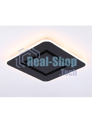 Светильник Ambrella light FL51419 BK черный 3000K/4200K/6400K 68W 488*488*40 (ПДУ ИК)