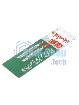 Пилка для лобзика Haммerflex 204-107 JG WD-PL T119B (2pcs) мягк.др\пл, 67мм, шаг 1.9-2.3, HCS, 2шт