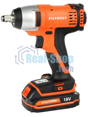 Гайковерт ударный аккумуляторный PATRIOT BR 180Li-1/2 180301140 две батареи Li-ion, 18V, 1,5 Ah, 140 Нм, большой кейс, зарядка за 1 час