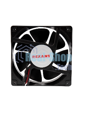 Вентилятор для корпуса Rexant RХ 12038MS 12 VDC черный, 120 мм, 2300 об/мин, 36 дБ, 2 pin