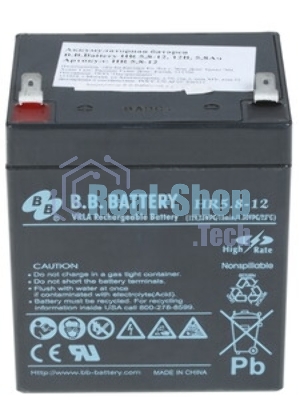 Батарея для ИБП B.B.Battery HR 5.8-12 (12V 5.8Ah)