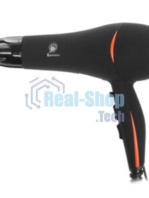 Фен Василиса ФН6-2200 черный/малиновый, 2200 Вт, ионизация