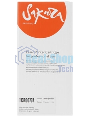 Картридж лазерный Sakura 113R00737 для Xerox Phaser 5335, черный,10 000 к.