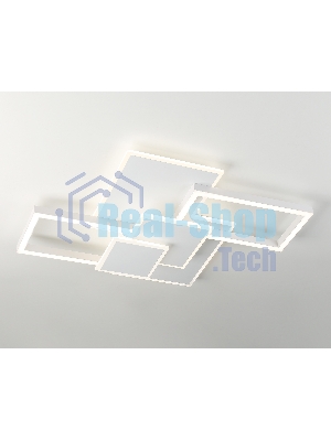 Потолочный светодиодный светильник Ambrella light FA1031/5 WH белый 95W 3000K-6400K 705*500*95 (ПДУ ИК)