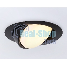 Светильник встраиваемый G10123 BK черный GX53 max 12W D120*48