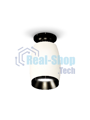 Светильник Ambrella Light XS1122041 SWH/PBK белый песок/черный полированный MR16 GU5.3 (N6902, C1122, N7031)