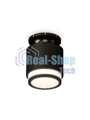 Светильник Ambrella Light XS7511063 SBK/PBK/FR черный песок/черный полированный/белый матовый MR16 GU5.3 (N7926, C7511, N7121)