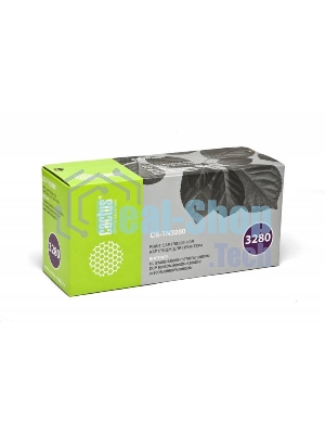 Картридж лазерный Cactus CS-TN3280 черный (8000 стр.) для Brother DCP-8085/8085DN/HL-5340/5340D/5350/5350DN/5370/5370DW/MFC-8880/8880DN