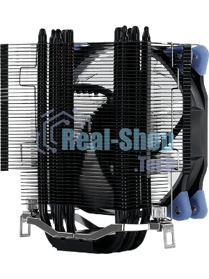 Кулер для процессора AeroCool/Formula Verkho 5 Dark черный, 120 мм, алюминий/медь, 2000 об/мин, 27 дБ, 4 pin, 150 Вт, 156.5 мм