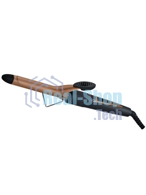 Щипцы для завивки волос DELTA LUX DL-0630 черный/бронзовый, 19 мм, 180 °C, 1 режим