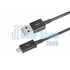 Кабель Rexant USB кабель microUSB длинный штекер 1М черный