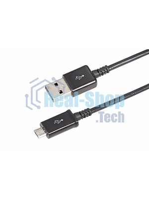 Кабель Rexant USB кабель microUSB длинный штекер 1М черный