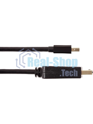 Кабель-переходник Mini DisplayPort M -> DisplayPort M 4K*60 Hz 1,8 м VCOM CG682-1.8M