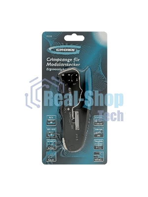 Клещи для обжима телефонных и компьютерных клемм Gross RJ45, 8P и RJ11/12, 6P, компакт., CAT5