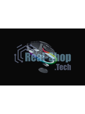 Мышь беспроводная/проводная Razer Basilisk V3 Pro 35K черный, 35000 dpi, радиоканал, Bluetooth, USB, кнопки - 11