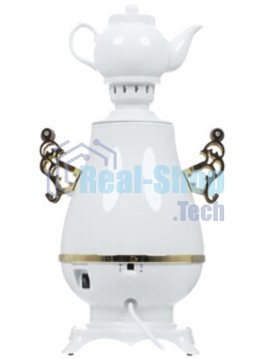 Самовар Centek CT-0092 B (черн+рисунок+золото), 4.0л, 2300 Вт, поддерж.t + LED индикатор