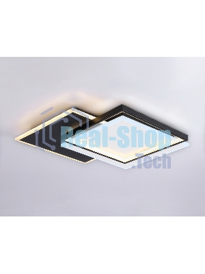 Светильник Ambrella light FA7723 WH/BK белый/черный 3000K-6400K 82W 500*500*70 (ПДУ РАДИО 2.4G)