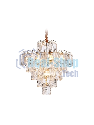 Светильник Ambrella light TR5233/12 SGD/CL/FR золото/прозрачный/белый матовый E27*12 max 40W D600*610