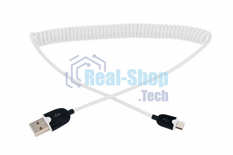 Кабель Rexant USB кабель универсальный microUSB шнур витой 1,5М белый