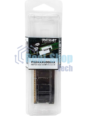 Оперативная память Patriot Signature, DDR4, 16GB (1x16 GB), 2666 MHz, CL19, SO-DIMM