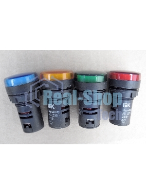Арматура светосигнальная AD-22DS 24В AC/DC бел. IEK BLS10-ADDS-024-K01