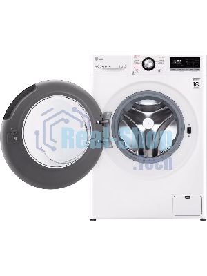 Стиральная машина LG TW4V3RS6W белый, загрузка фронтальная 10,5 кг, 1400 об/мин., класс: А