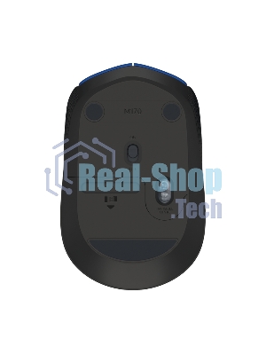 Мышь беспроводная Logitech M171 синий, 1000 dpi, радиоканал, USB, кнопки - 3