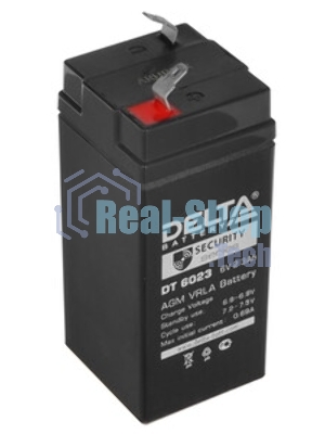 Батарея Delta DT 6023(2,3 А\ч, 6В) свинцово- кислотный аккумулятор