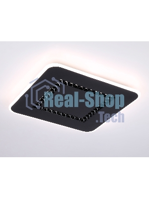 Светильник Ambrella light FL51419 BK черный 3000K/4200K/6400K 68W 488*488*40 (ПДУ ИК)