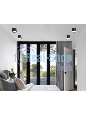 Светильник Ambrella light TN6551 BK черный IP44 GX53 max 15W D82*60