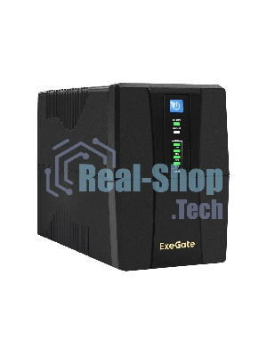 Источник бесперебойного питания ExeGate EP285596RUS SpecialPro UNB-650.LED.AVR.C13.RJ.USB 650VA/360W, LED, AVR, 4*IEC-C13, RJ45/11, USB, черный
