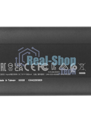 Внешний SSD ADATA SD810, 500 Gb, USB 3.2 Gen 2x2 Type-C, R/W 2000/2000, черный