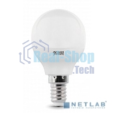 Лампа светодиодная LED Gauss 10Вт E14 220В 4100К Elementary шар 53120
