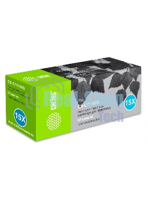 Картридж лазерный Cactus CS-C7115XS черный (3500 стр.) для HP LJ 1200/1220/3300/3380