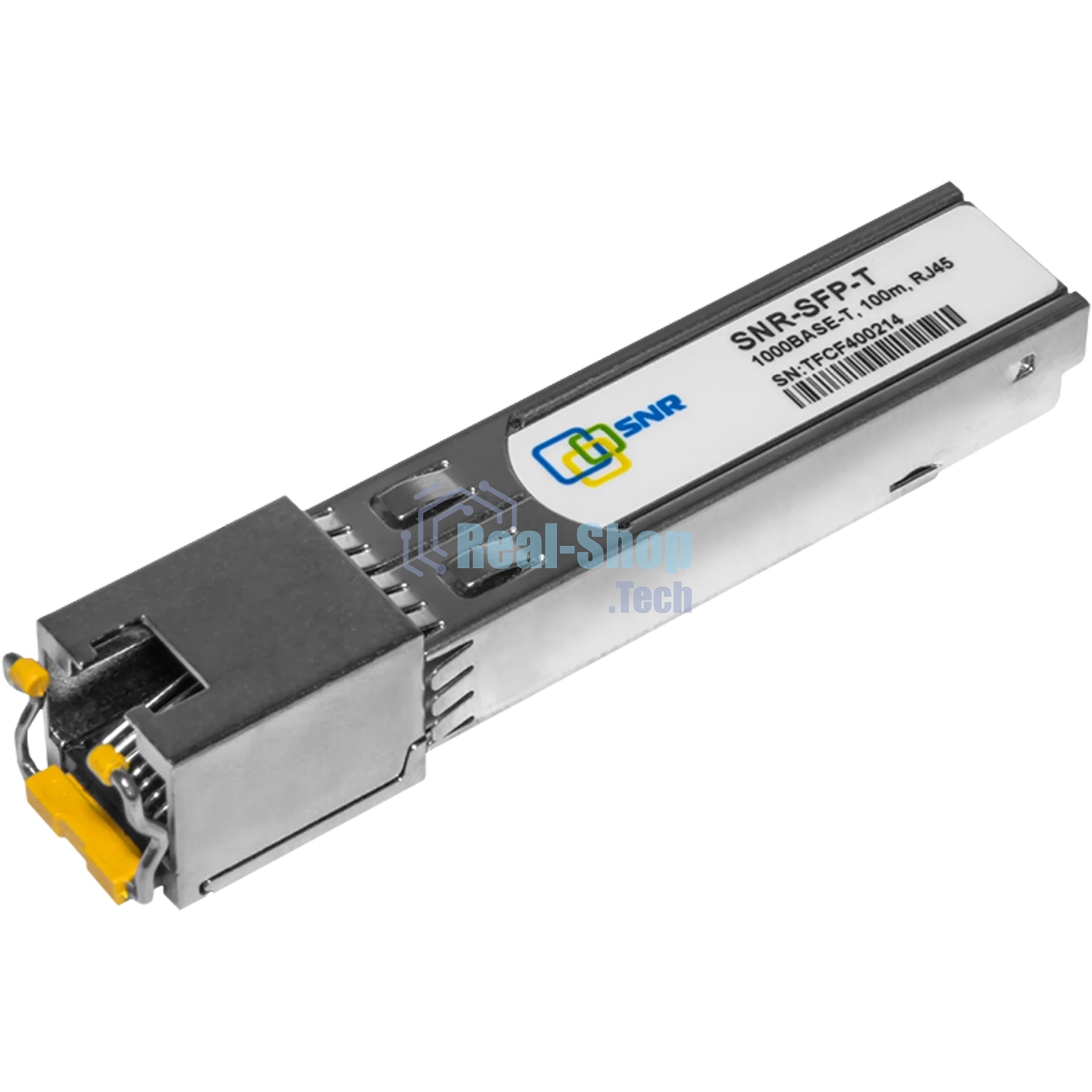 Модуль SNR Оптический модуль SFP-T, 10/100/1000Base-T (1 GbE), UTP, RJ45, up to 100m