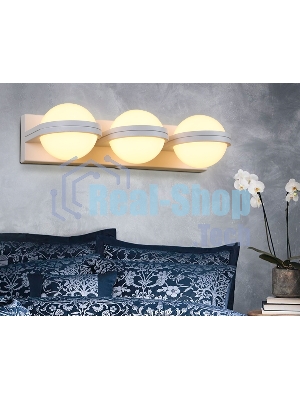 Настенный светильник FW557/3 SWH белый песок LED 3000K 15W 370*80*138